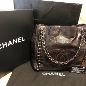 Chanel Modern Chain Caviar Tote